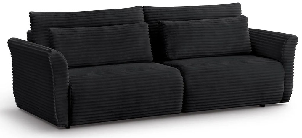 Pohovka Samir, čierna (Tilia 100 black)