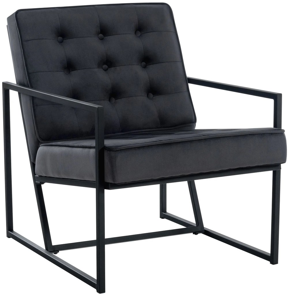 Design-Shop Kreslo Avon lounger - zamat - Sivá