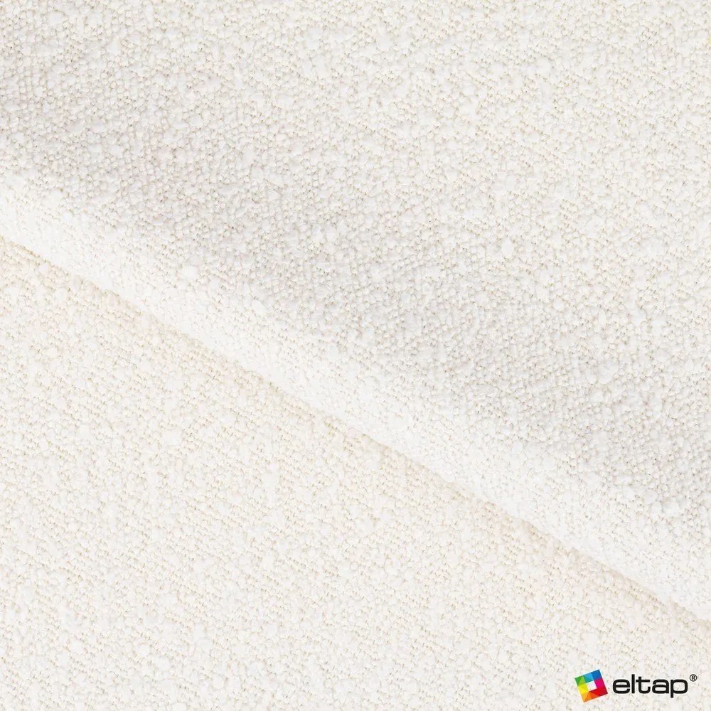 Biela čalúnená dvojlôžková posteľ s úložným priestorom s roštom 160x200 cm Dizzle – ELTAP