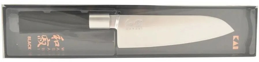 Kai Santoku nôž Wasabi Black, 16,5 cm