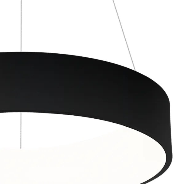 LED Luster na lanku OHIO BLACK LED/24W/230V
