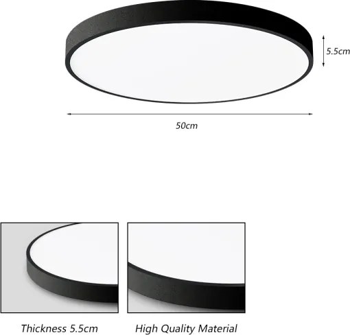 Brilagi - LED stropné svietidlo POOL LED/60W/230V 3000/4000/6000K 50 cm