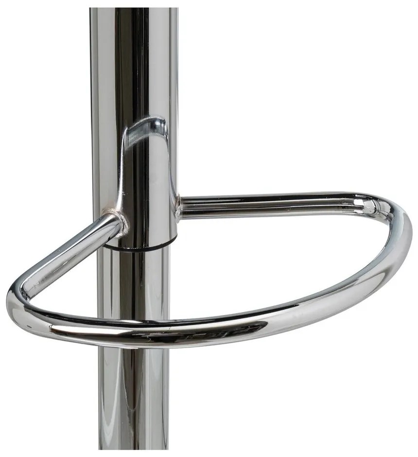 Čierne barové stoličky s nastaviteľnou výškou z imitácie kože v súprave 2 ks (výška sedadla 93 cm) – Casa Selección