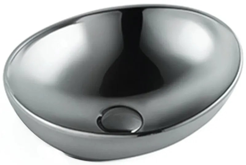 Mexen ELZA UMÝVADLO, 40x34 CM, STRIEBORNÁ, 21014087