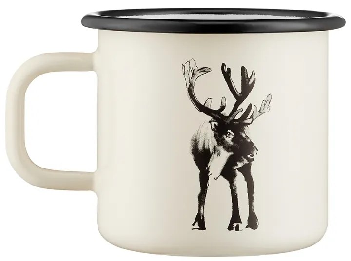 Hrnček Reindeer 0,37l, smalt / béžový