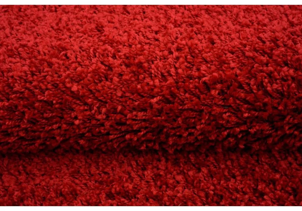 +Kusový koberec Shaggy Tokyo červený 80x300cm