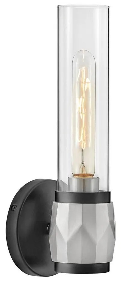 Hinkley HK-ELLISON1-BK-BN -Kúpeľňové svietidlo ELLISON 1xE27/40W/230V IP44 čierne