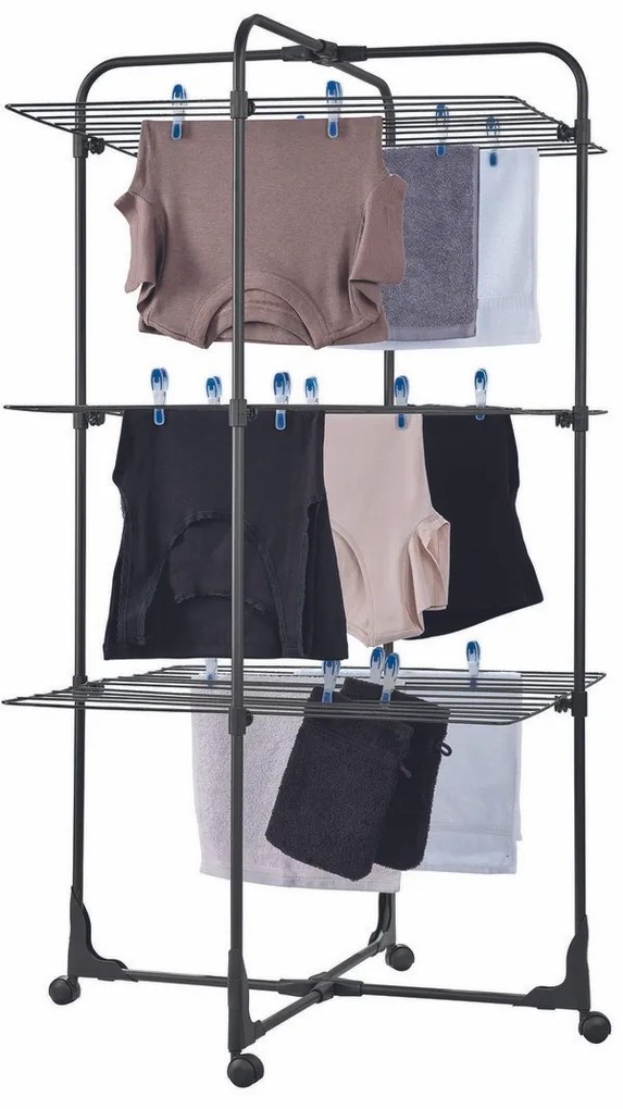 Leifheit Sušiak na bielizeň Classic Tower 270 BLACK, S