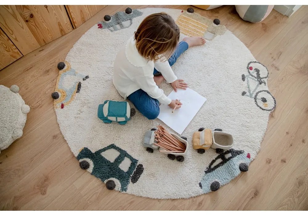 Látkové detské koše na hračky v súprave 2 ks 24x14x8 cm Truck – Lorena Canals