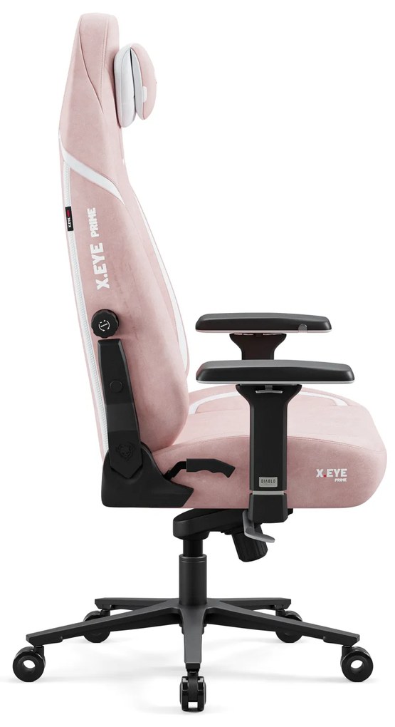 Herné kreslo Normal Size v čierno-ružovej farbe: Diablo X-Eye Prime Akira Pink