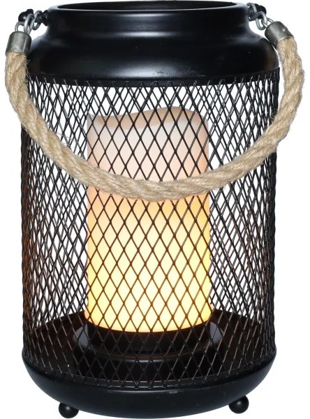 Solight WO3101 - LED Dekoračná stolná lampa LED/3xAA čierna