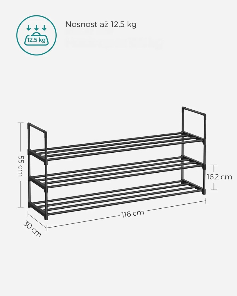Botník NEBIO čierny
