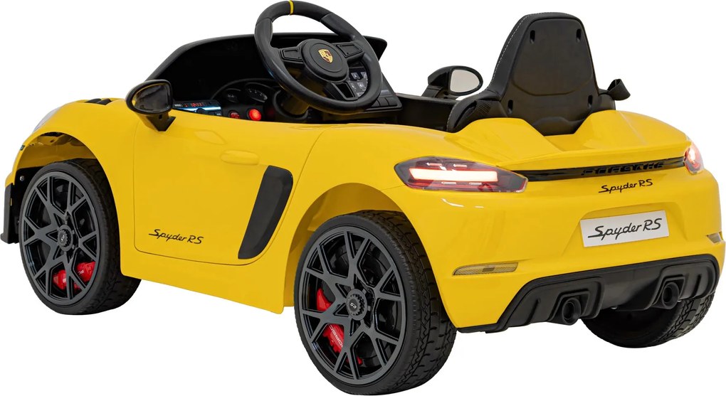 Ramiz Porsche Spyder RS 718 Žlté športové auto