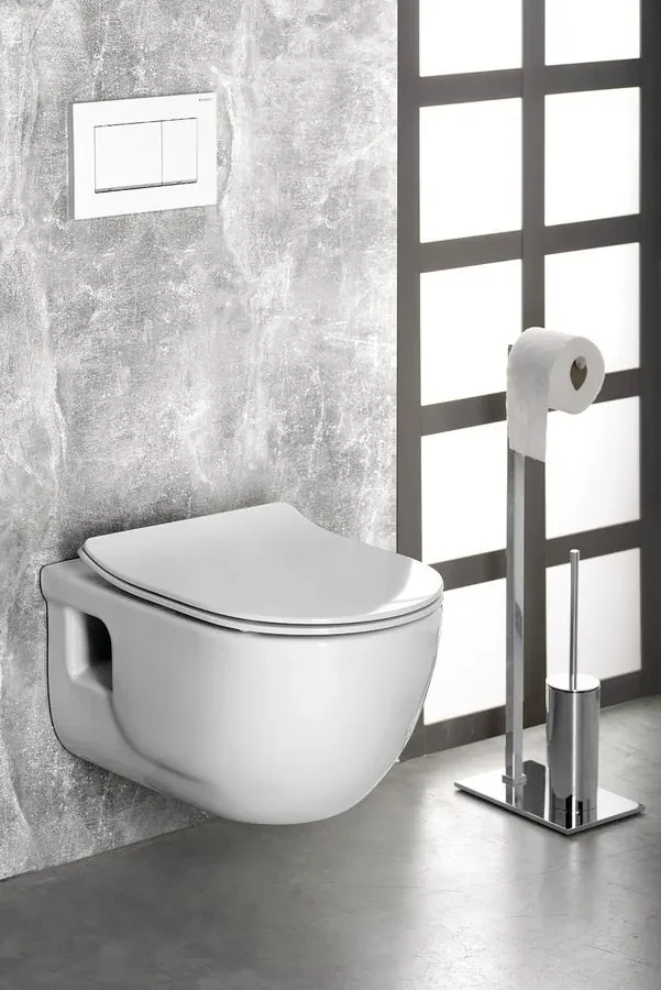 Sapho Sapho, EDITA WC sedátko, SLIM, Soft Close, biela, 1703-458