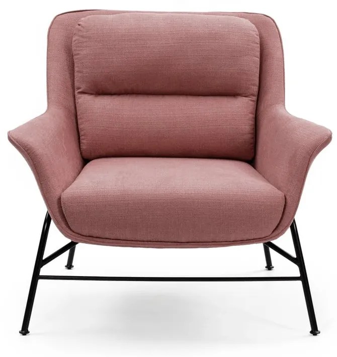 Ružové kreslo Teulat Sadira