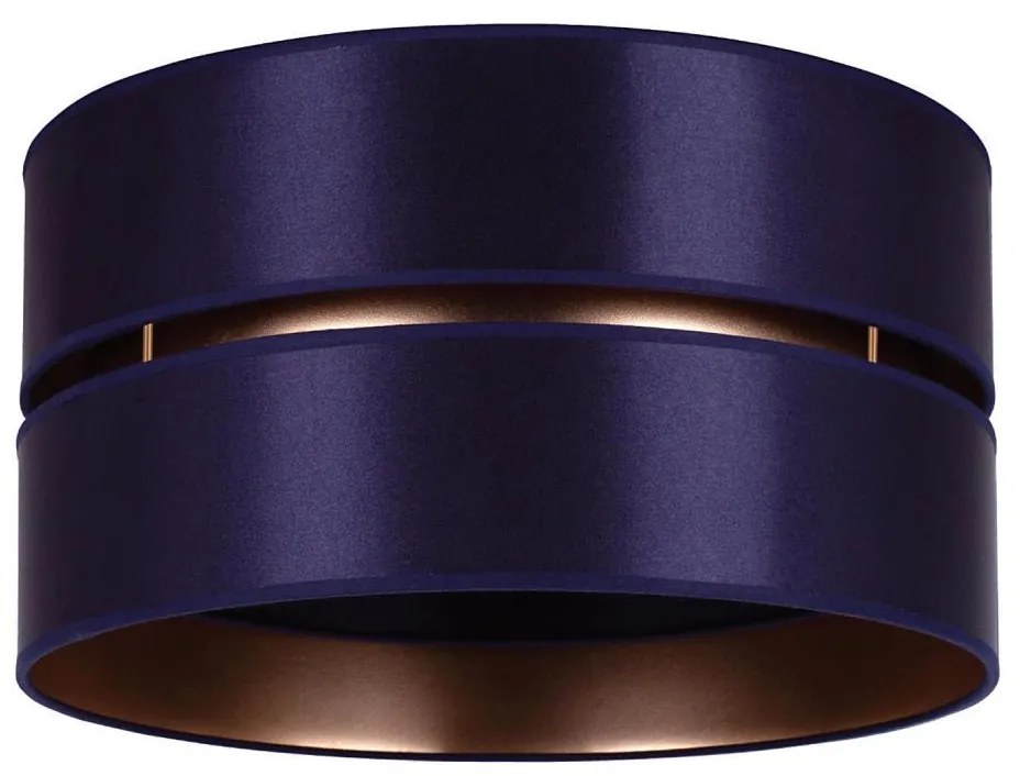 Duolla - Stropné svietidlo DUO 1xE27/15W/230V pr. 40 cm modrá/zlatá