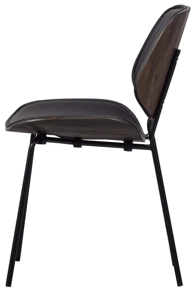 Jedálenská stolička kelosa čierna MUZZA