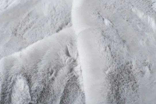 Koberček RABBIT FUR CLASSIC svetlosivý