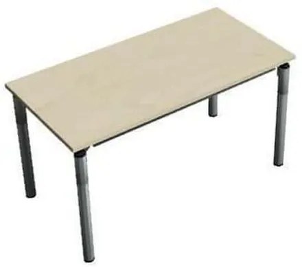 Kancelársky stôl Set, 140 x 70 x 75 cm, rovné vyhotovenie, javor jersey