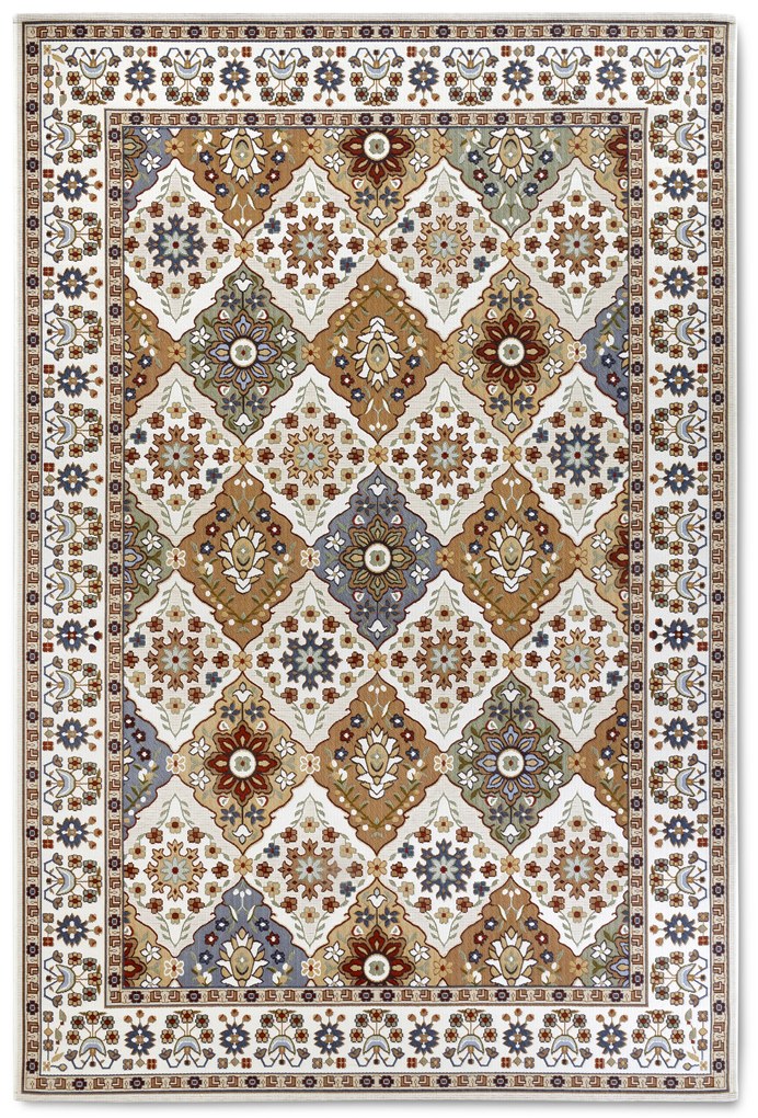 Villeroy & Boch, Kusový koberec Villeroy & Boch 106058 Cream, Multi – na von aj na doma, 200x285, viacfarebná, chodba / predsieň