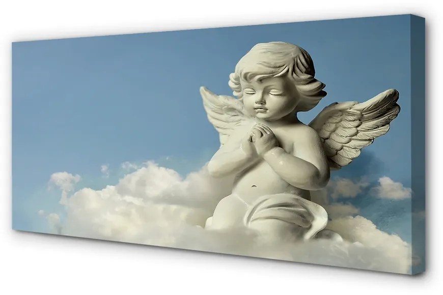 Obraz na plátne Anjel neba mraky 100x50 cm