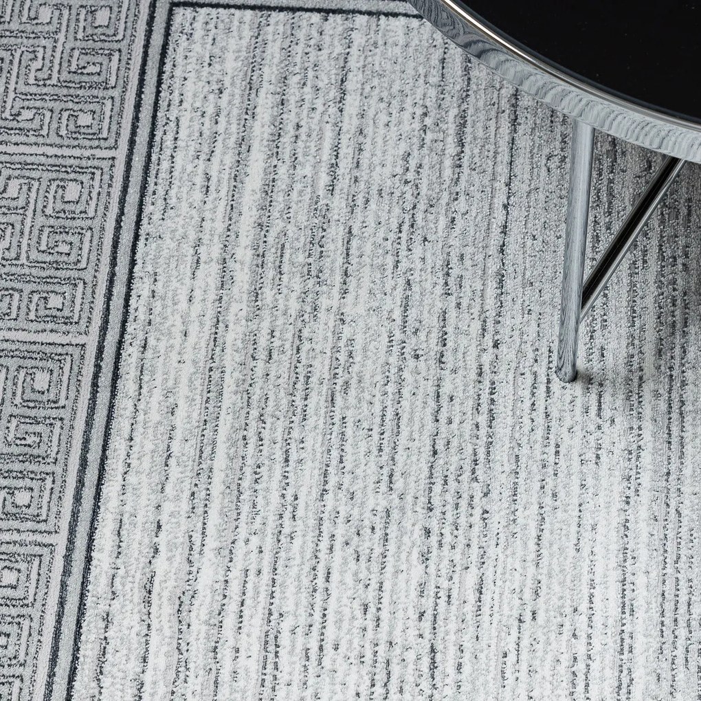 Dywany Łuszczów, Kusový koberec Allure 8783 l.grey/white, 160x220, šedá, kancelária
