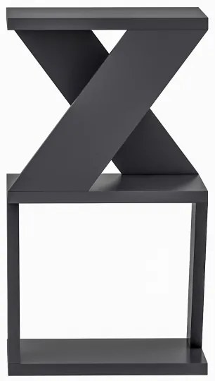 Odkladací stolík ALBENI 50x30 cm antracit