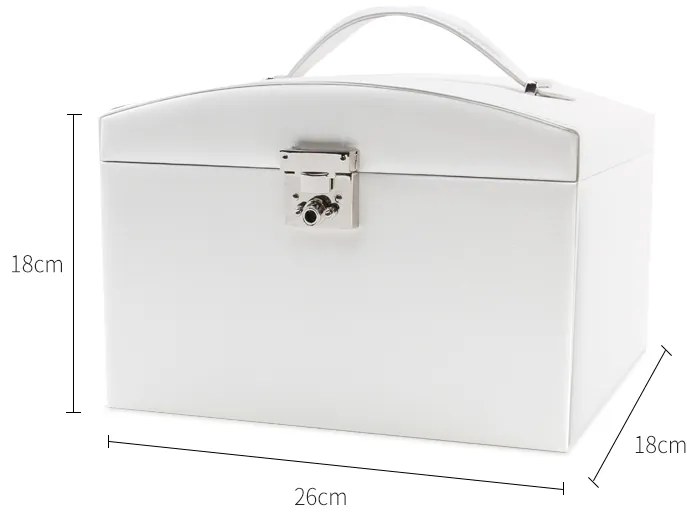 Bezdoteku Šperkovnica Lucy biela