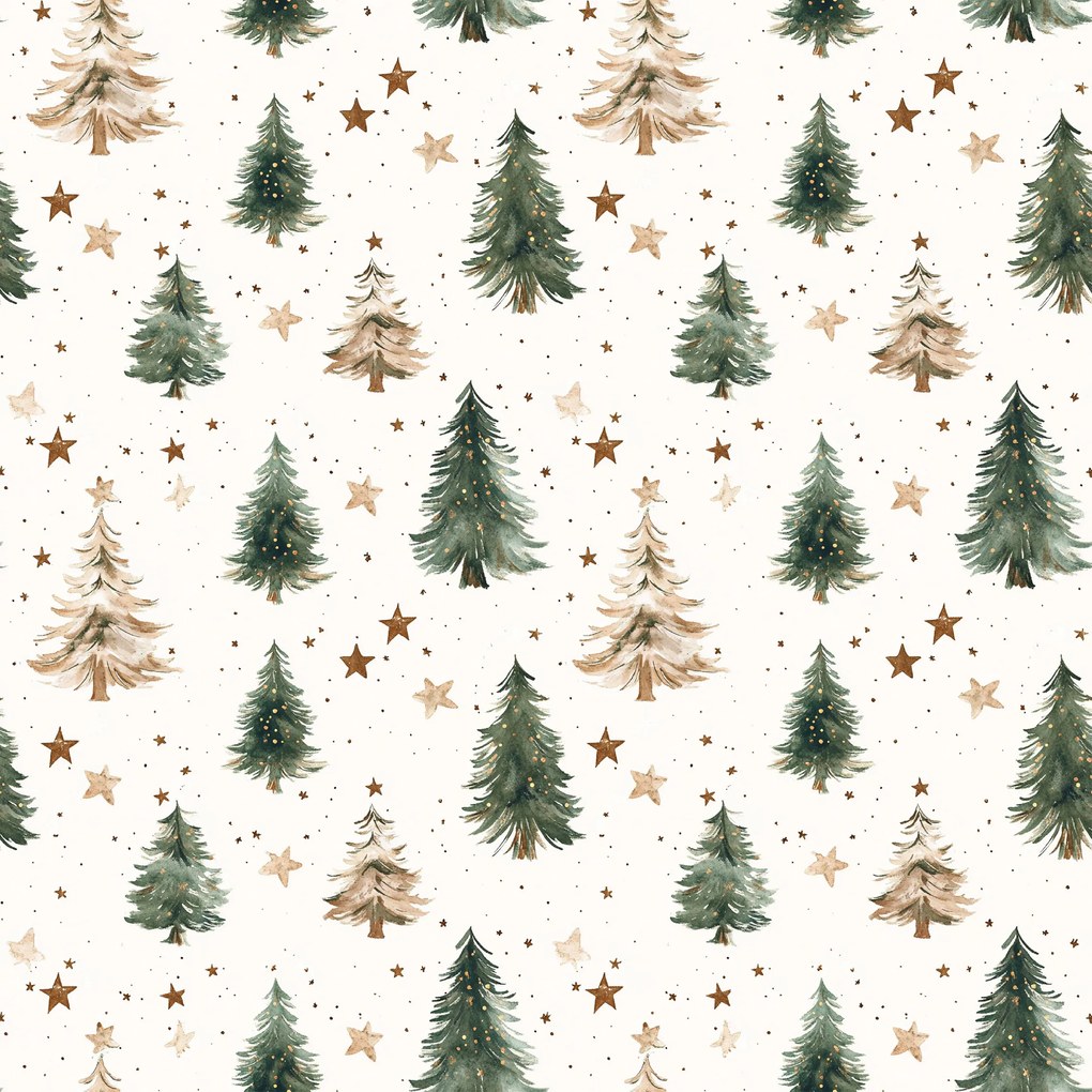 Bavlnené obliečky CHRISTMAS FOREST farebné Rozmer obliečky: 2 ks 70 x 90 cm | 200 x 220 cm