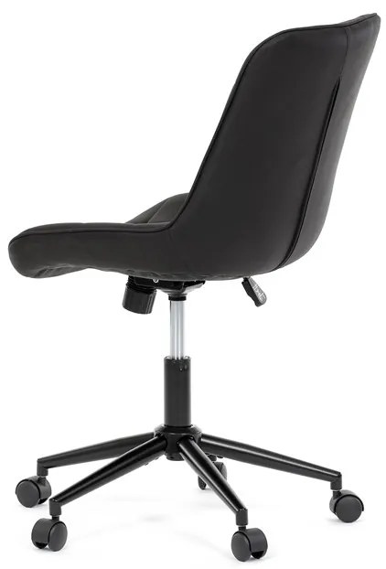 Autronic BONTEC Pracovná stolička, výškovo nastaviteľná, čierna látka, KA-V3120 BK3 Farba: Čierna