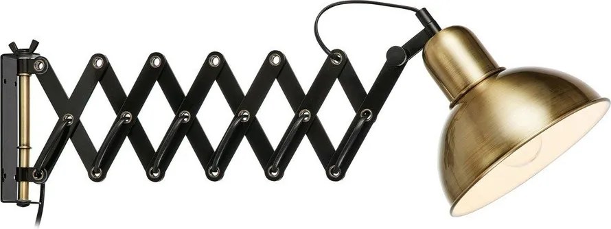 Nástenné svietidlo v zlatej farbe Riggs – Markslöjd