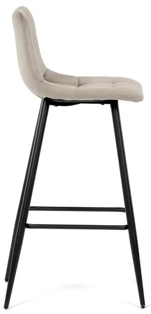 Autronic BONTEC Barová stolička, hnedá, látka, AUB-X7015 CAP2 Farba: Zelená