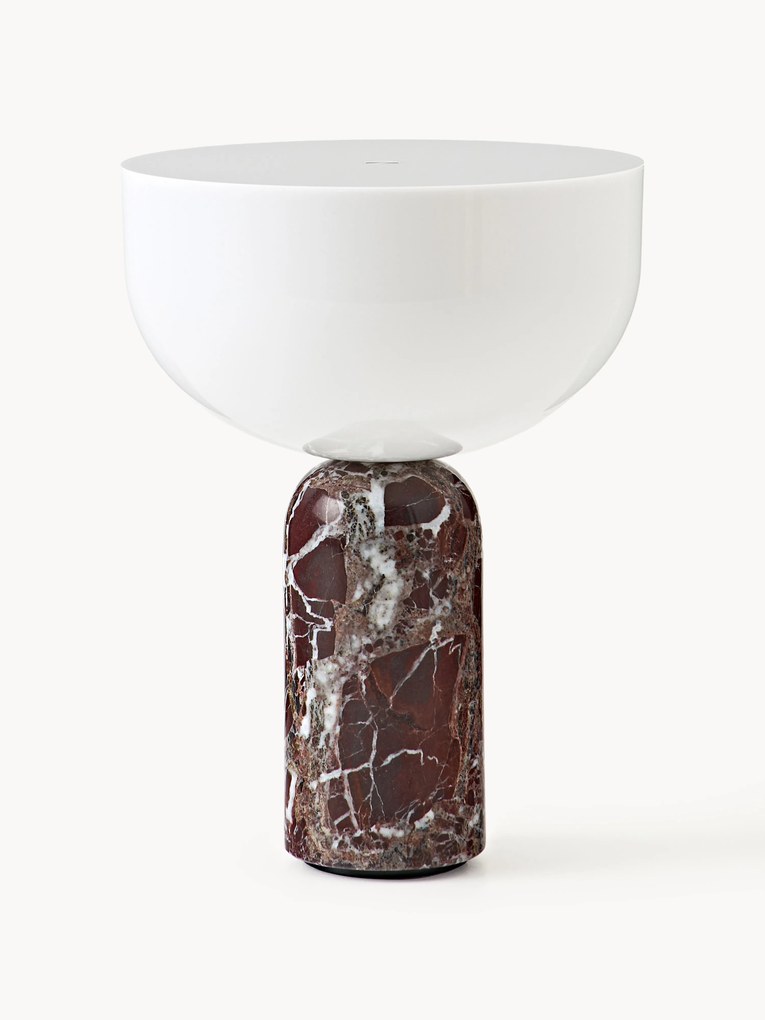 Malá stmievateľná prenosná mramorová stolová LED lampa Kizu