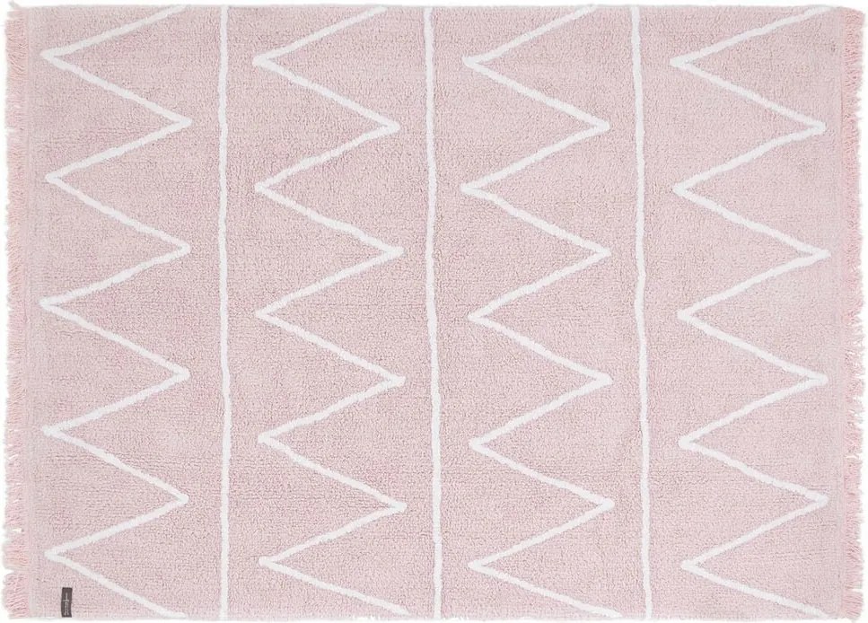 Lorena Canals, Detský kusový koberec Hippy Pink, 120x160, ružová, detská izba