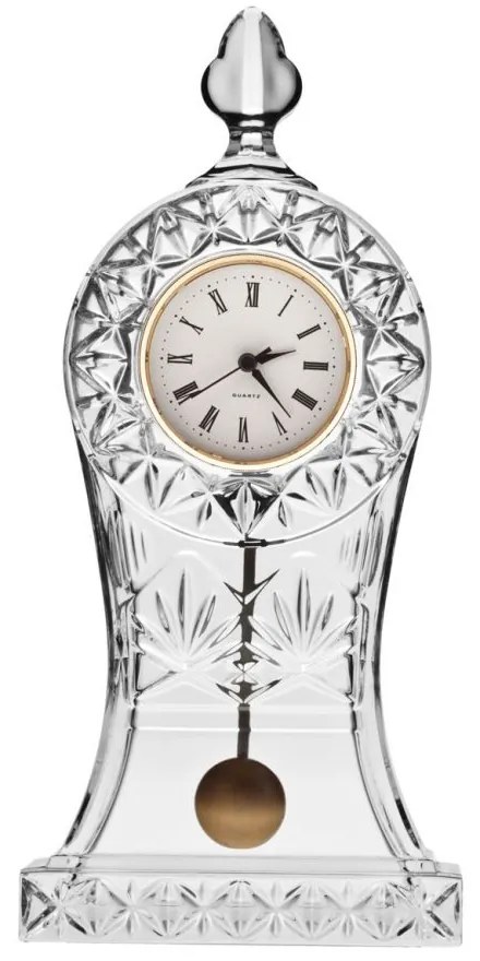 Stolové krištáľové hodiny, Crystal Bohemia, 30,5 cm