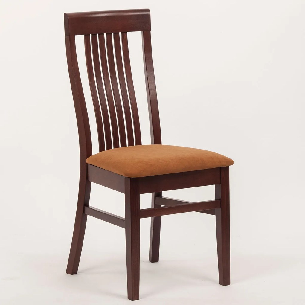 Stima Buková jedálenská stolička Takuna Vyberte odtieň ->: Dub Wotan, Vyberte látku ->: VELVET terracota 44