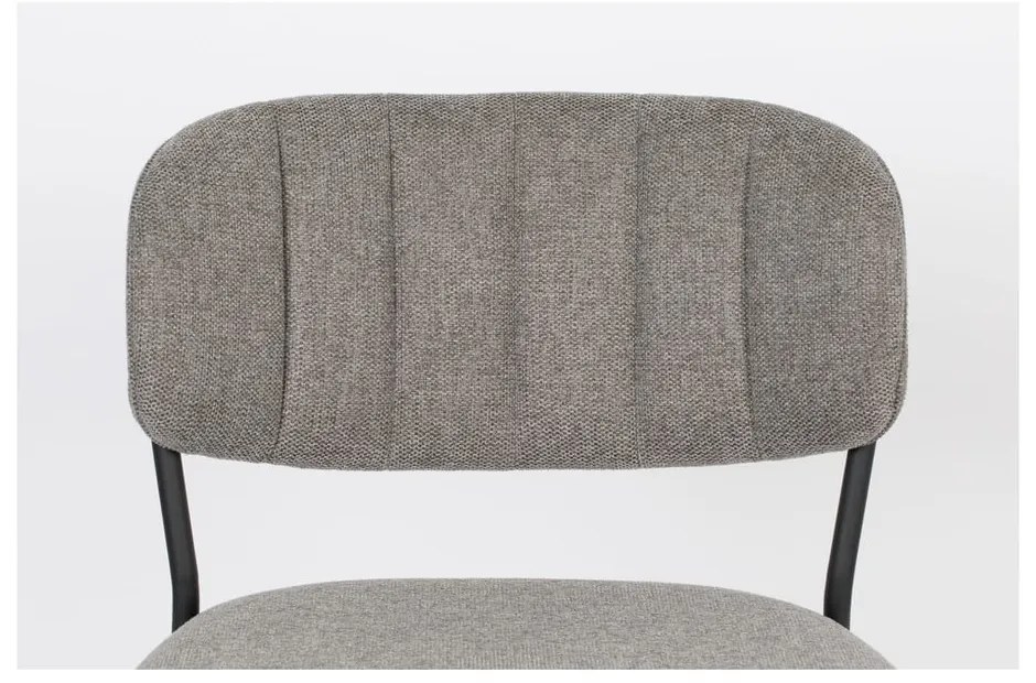 Sivé barové stoličky v súprave 2 ks 89 cm Jolien – White Label