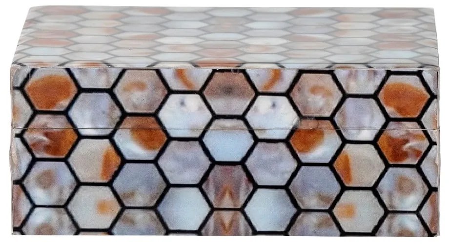 Dekoratívny polyresínový úložný box 13x10x5 cm Domino – Bloomingville