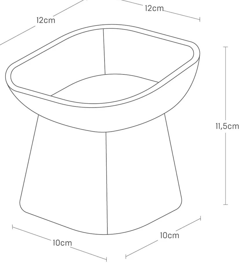 Keramická miska pre domáceho maznáčika Tower – YAMAZAKI