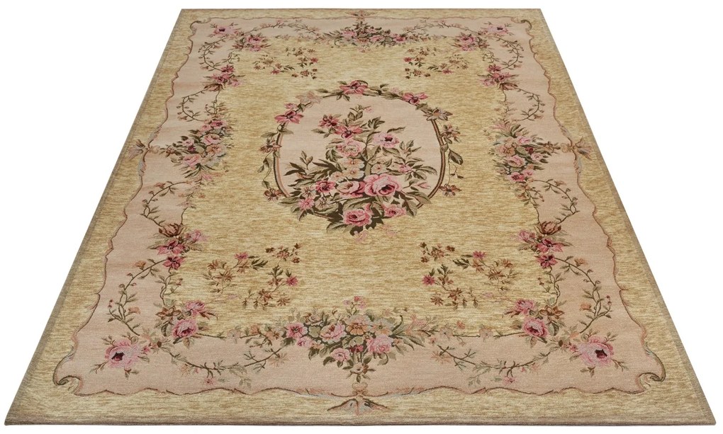 Hanse Home Collection koberce Kusový koberec Gobelin 105862 Beige Cream - 150x220 cm