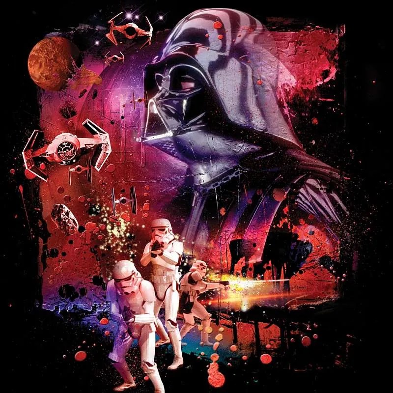 JERRY FABRICS Obliečka na vankúšik Star Wars 82 dark power Polyester 40/40 cm