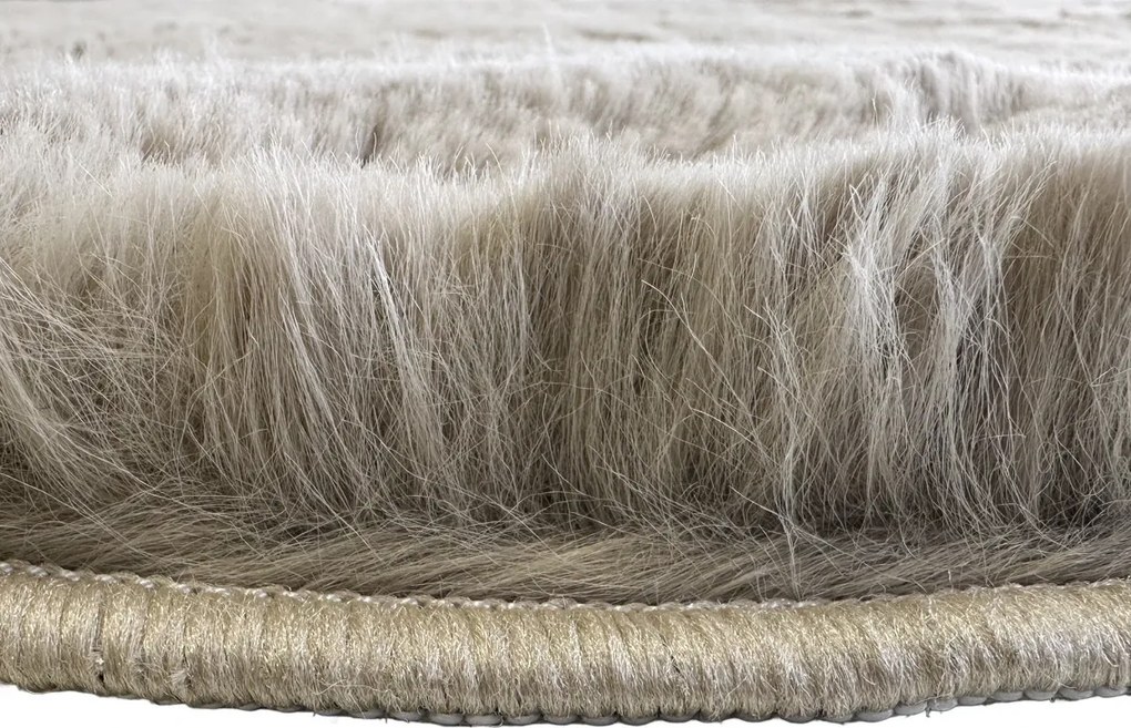 Koberec Puffy PUFFY 060 BEIGE – béžový obdĺžnikový Rozmer: 80x120 cm