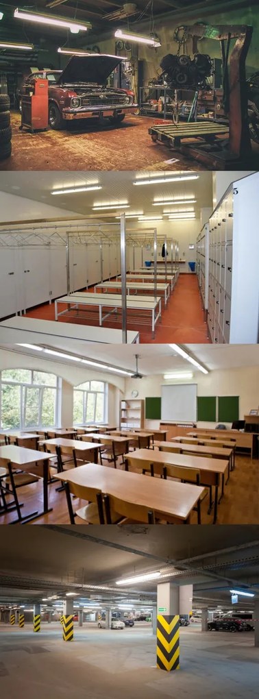 Hermetické LED plechové svietidlo 2x120cm - IP65