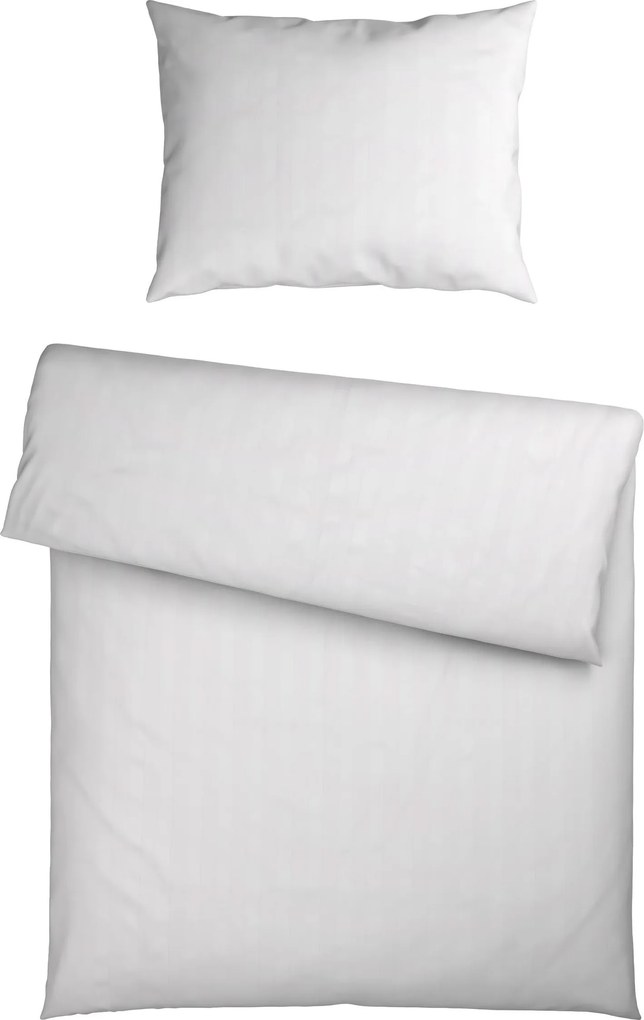 XXXLutz POSTEĽNÁ BIELIZEŇ, damask, biela, 140/200 cm Dieter Knoll - Obliečky & plachty - 005050018401