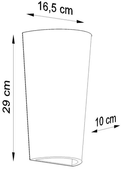 Nástenné svietidlo LANA 1xE27/60W/230V