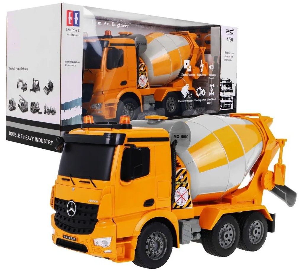 RAMIZ Domiešavač R/C Mercedes-Benz Arocs 1:20 Double E528-003