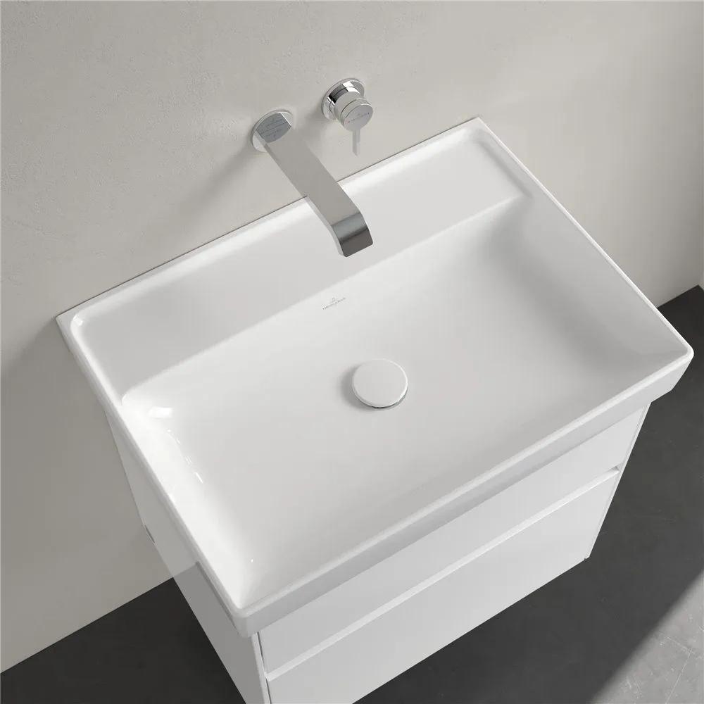 VILLEROY &amp; BOCH Collaro závesné umývadlo bez otvoru, bez prepadu, 650 x 470 mm, biela alpská, 4A336801