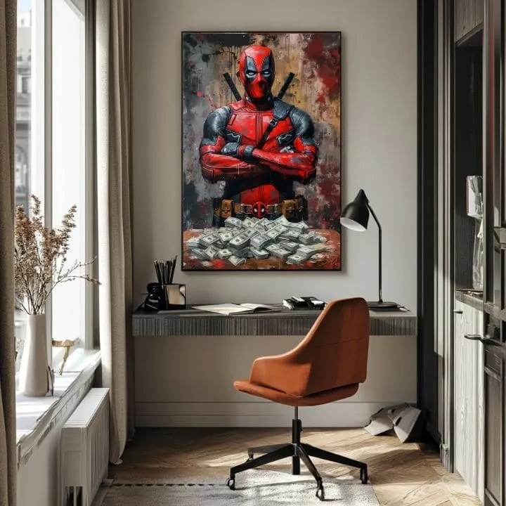 Obraz Deadpool: Peniaze a chaos | Akrylové detaily