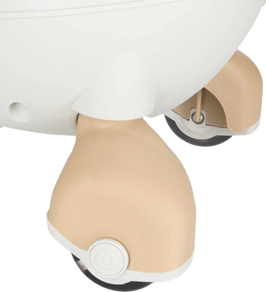 KIK Gravitačná jazda Swing Fix S4, 76 cm, béžová, LED kolesá a hudba