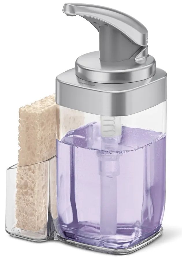 Kovový dávkovač mydla 650 ml - simplehuman